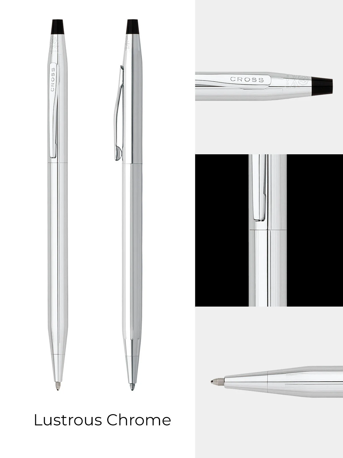 Classic Century® Lustrous Chrome Ballpoint Pen - Image 3
