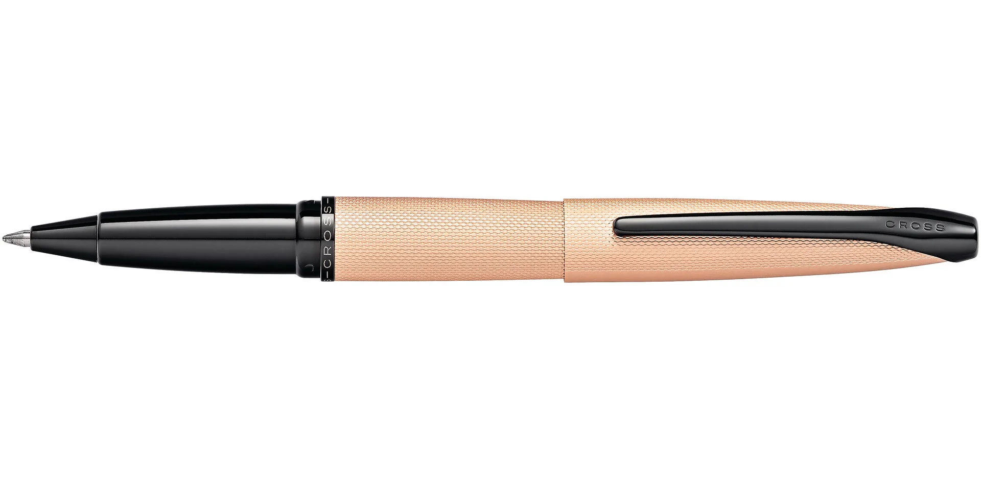 ATX® Brushed Rose Gold Rollerball Pen - Image 3