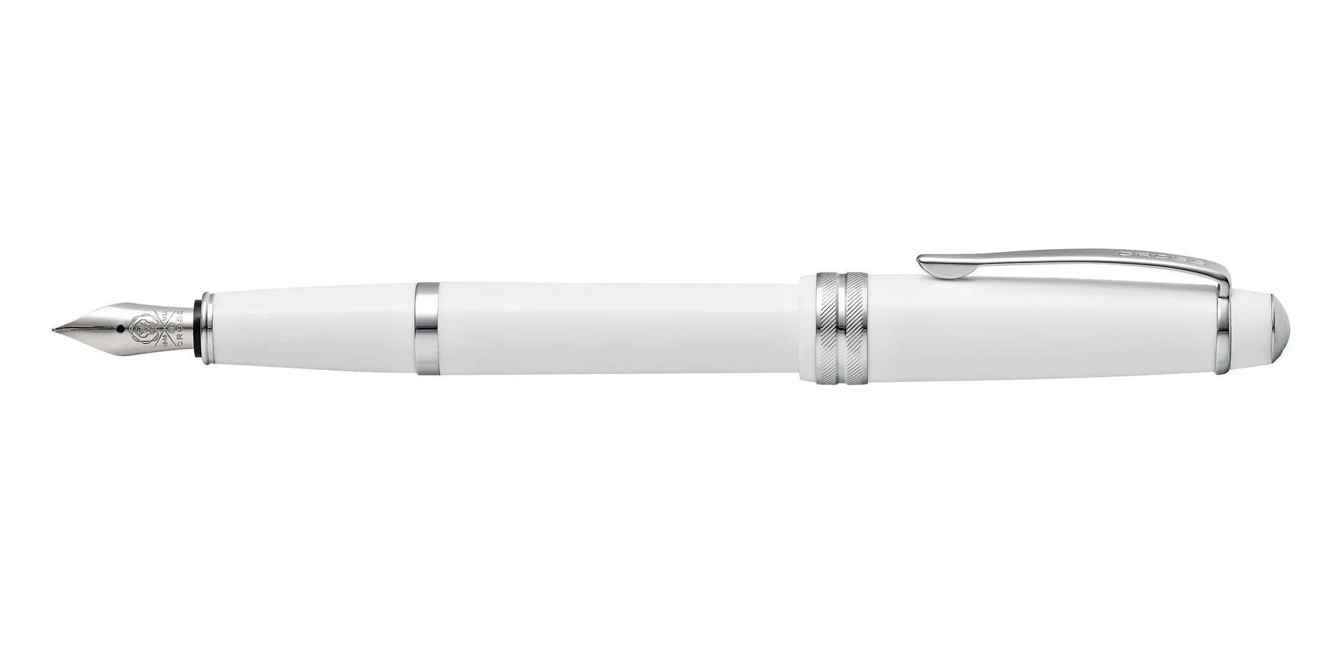Bailey Light™ Polished White Resin Medium Nib Fountain Pen - Image 4