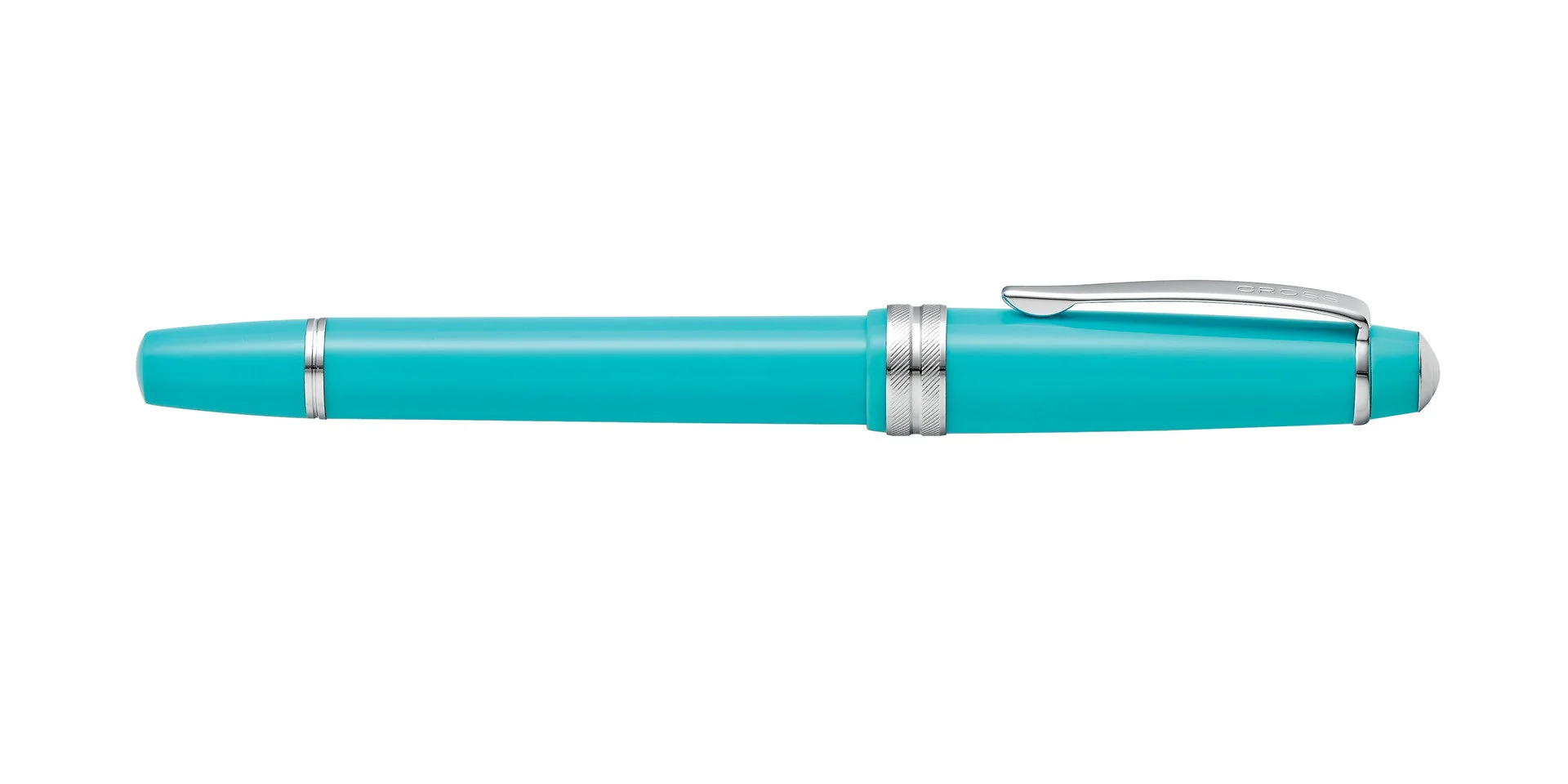 Bailey Light™ Polished Teal Resin Extra Fine Nib Fountain Pen - Image 6